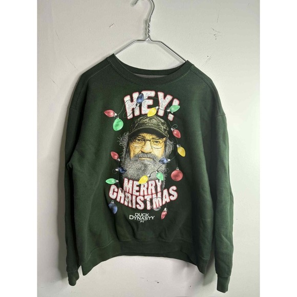 Duck Dynasty uncle si Christmas crewneck sweater size large Sweatshirt - Picture 1 of 5